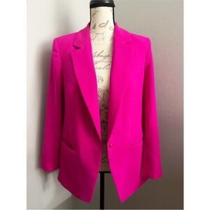 Express One Button Cinched Boyfriend Blazer - RARE